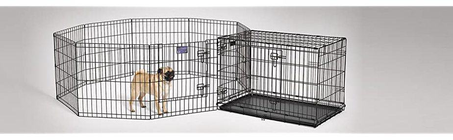 Crate and playpen combined